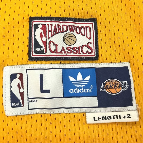 Adidas Hardwood Classics Los Angeles Lakers #32 Magic Johnson jersey Sz Large +2 - Picture 3 of 14